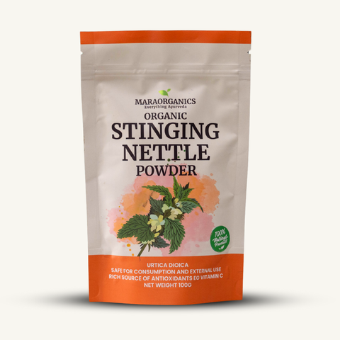 Stinging-Nettle-Powder-100G Stinging Nettle Powder: Iron Rich By Mara Organics