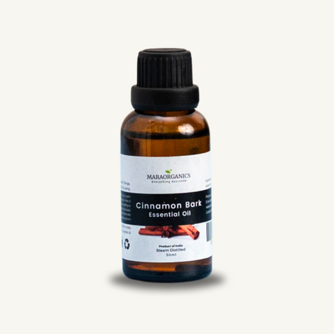 Cinnamon-Bark-Essentail-Oil 30Ml help with cold symptoms when used in chest rubs or diffusers -By Mara Organics