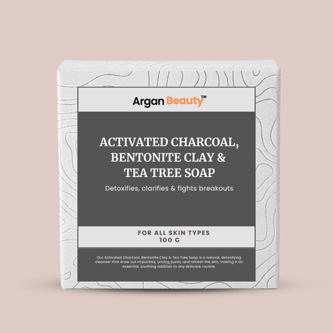 Activated Charcoal, Bentonite Clay and Tea Tree Soap