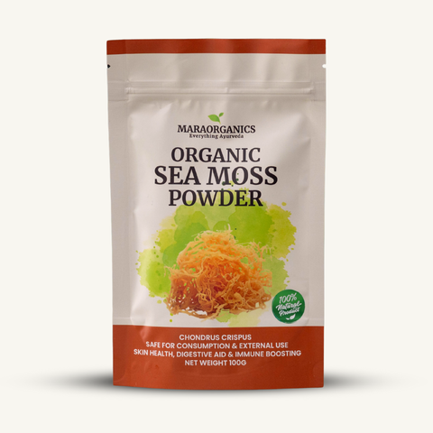 Seamoss-Powder 100G-Strengthens immunity and helps fight inflammation- By Mara Organics