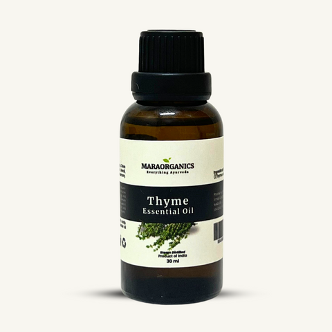 Thyme-Essential-Oil-30Ml  added to hair oils to promote scalp circulation - By Mara Organics