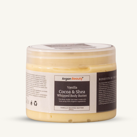 Vanilla-Cocoa-&-Shea-Whipped-Body-Butter-275G - Soothing Vanilla Aroma By Mara Organics