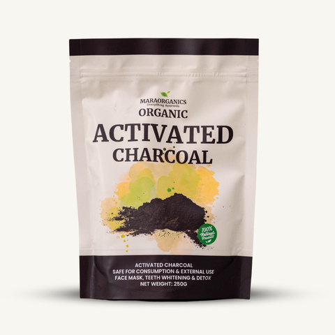 Activated-Charcoal 250G  Activated Charcoal Powder: Deep Detox By Mara Organics