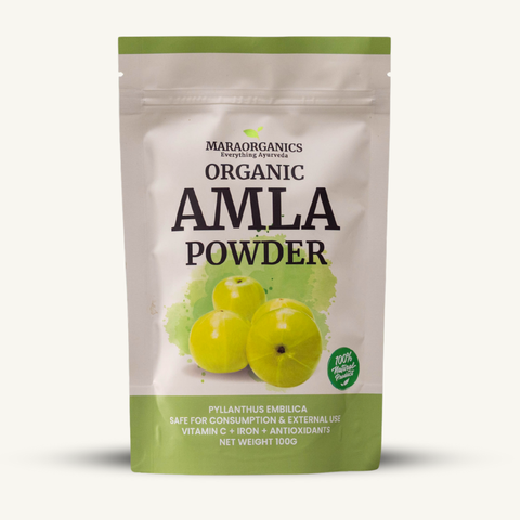 Amla-Powder 100G  Amla Powder: Strengthens and conditions hair, By Mara Organics