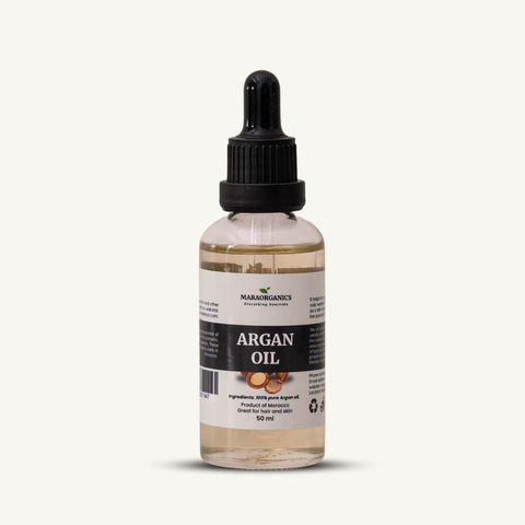 Argan-Oil 50Ml  Moisturizes dry scalp , help reduce dandruff, By Mara Organics
