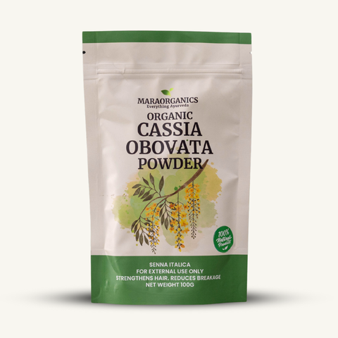 Cassia-Obovata 100G -enhances volume, thickness, and shine By Mara Organics