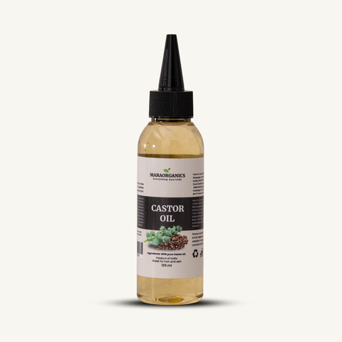 Castor-Oil-Yellow 125Ml  Castor Oil: Nourishment And Natural By Mara Organics