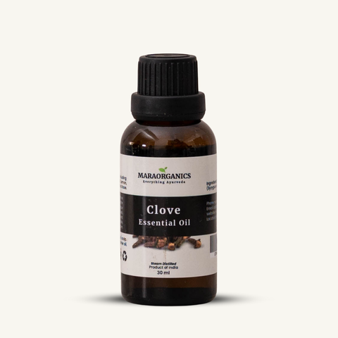 Clove-Essential-Oil 30Ml-ease tooth discomfort and promote gum health- By Mara Organics
